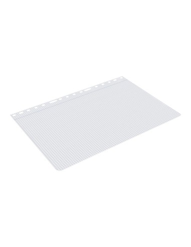 Recambio liderpapel a4 100 hojas 60g m2 cuadro 4 mm con margen 16 taladros