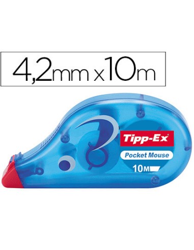 Corrector tipp ex cinta pocket mouse 42 mm x 10 mt