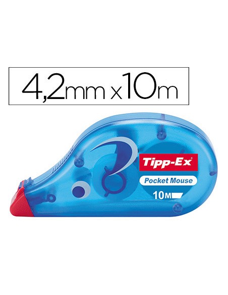 Corrector tipp ex cinta pocket mouse 42 mm x 10 mt