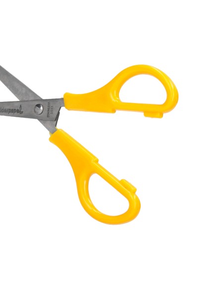 Tijera escolar liderpapel ps 52 d con funda 14 cm colores surtidos