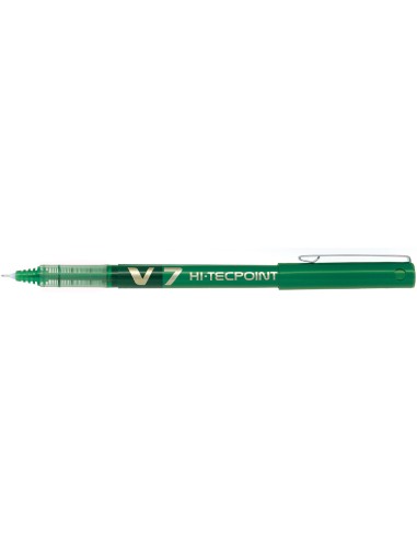 Rotulador pilot punta aguja v 7 verde 07 mm