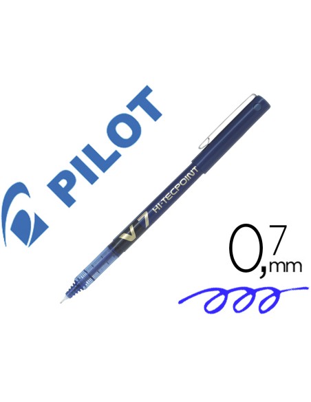 Rotulador pilot punta aguja v 7 azul 07 mm