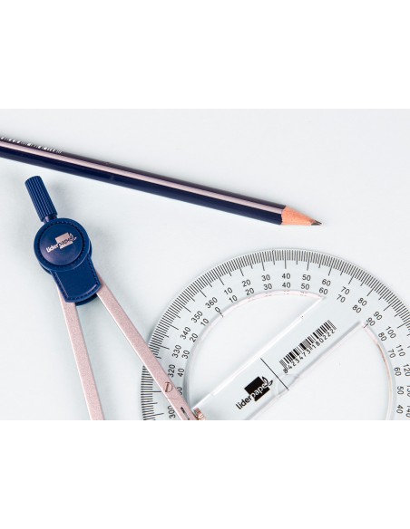 Circulo plastico liderpapel 10 cm