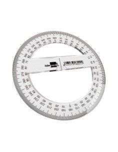 Circulo plastico liderpapel 10 cm