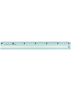 Regla q connect metalica aluminio 30 cm