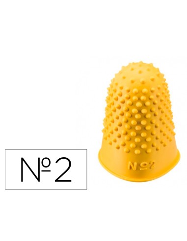 Dediles q connect goma nº2 22 24 mm diametro caja de 12 unidades color amarillo