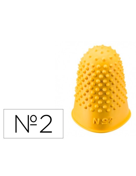Dediles q connect goma nº2 22 24 mm diametro caja de 12 unidades color amarillo