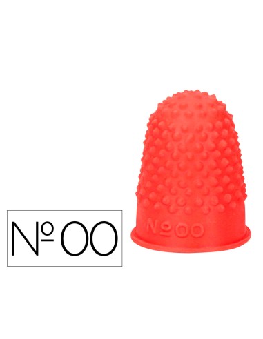 Dediles q connect goma nº00 18 20 mm diametro caja de 12 unidades color rojo