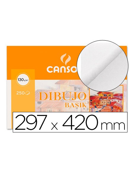 Papel dibujo basik 297x420 130 gr sin recuadro Papel dibujo basik 297x420 130 gr sin recuadro