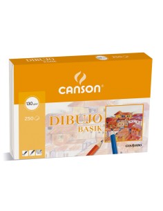 Papel dibujo basik 325x46 cm 130 gr sin recuadro