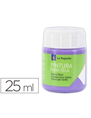 Pintura para tela la pajarita lila 25 ml