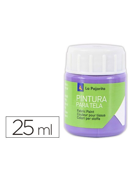 Pintura para tela la pajarita lila 25 ml