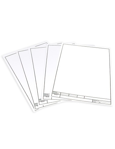 Papel dibujo liderpapel 210x297mm 150g m2 con cajetin