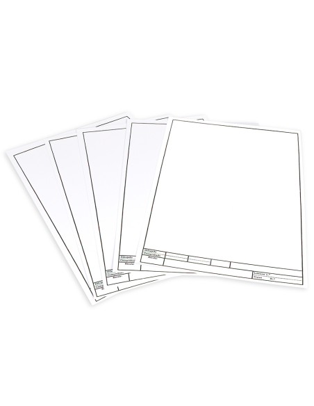 Papel dibujo liderpapel 210x297mm 150g m2 con cajetin Papel dibujo liderpapel 210x297mm 150g m2 con cajetin