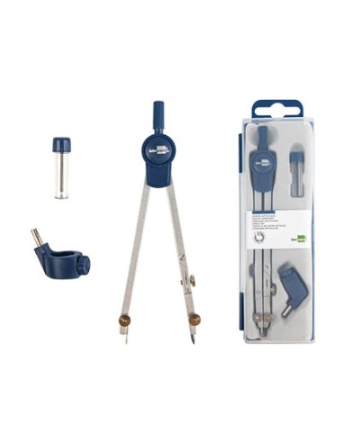 Compas liderpapel articulado con adaptador universal