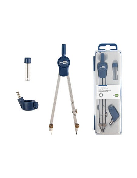 Compas liderpapel articulado con adaptador universal