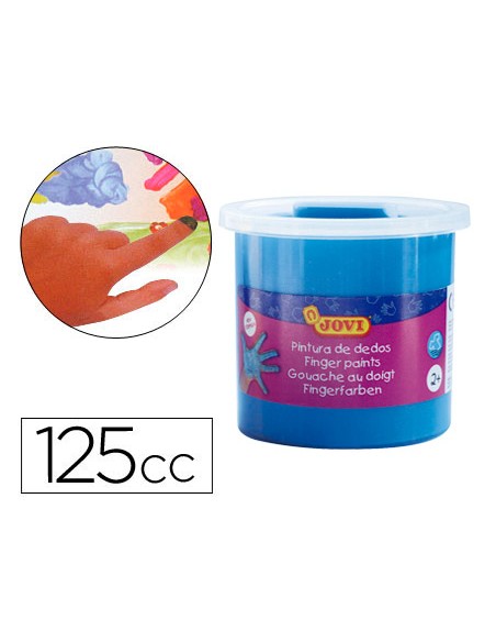 Pintura a dedos jovi 125 cc azul