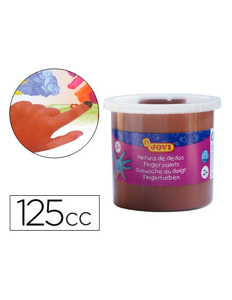 Pintura a dedos jovi 125 cc marron