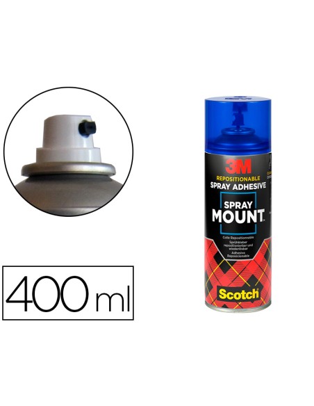 Pegamento 3m spray mount adhesivo reposicionable bote de 400 ml Pegamento 3m spray mount adhesivo reposicionable bote de 400 ml