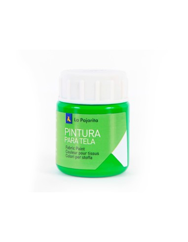 Pintura para tela la pajarita verde primavera 25 ml