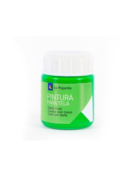 Pintura para tela la pajarita verde primavera 25 ml