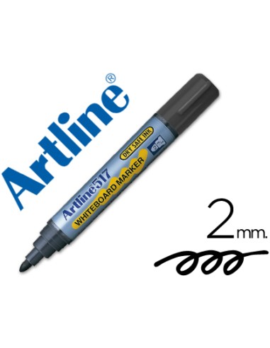 Rotulador artline pizarra ek 517 negro punta redonda 2 mm tinta de bajo olor