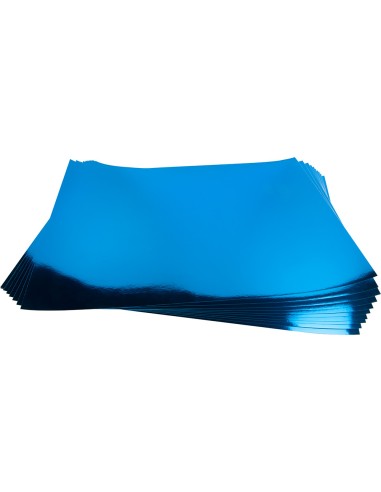 Cartulina liderpapel 50x65 cm 235g m2 metalizada azul
