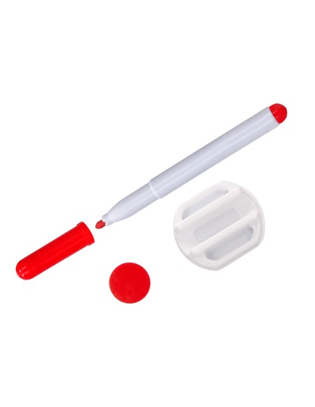 Pizarra blanca liderpapel magnetica 25x35 cm con rotulador y borrador