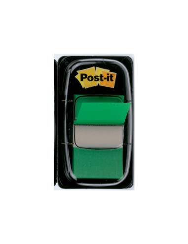 Banderitas separadoras 680 3 verdes dispensador de 50 unidades