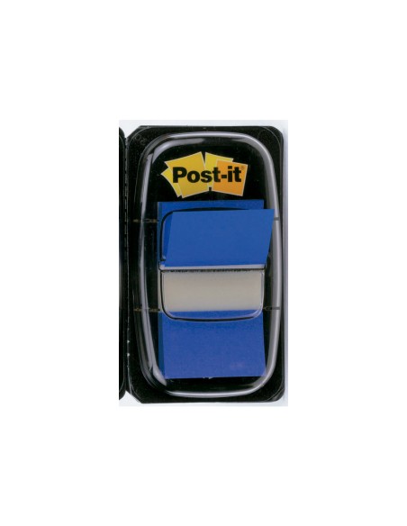 Banderitas separadoras 680 2 azul dispensador de 50 unidades