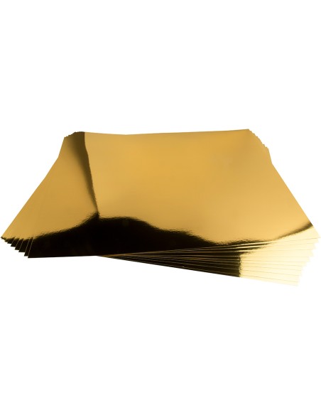 Cartulina liderpapel 50x65 cm 235g m2 metalizada oro