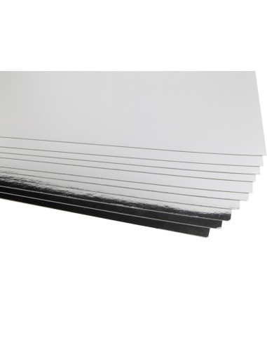 Cartulina liderpapel 50x65 cm 235g m2 metalizada plata