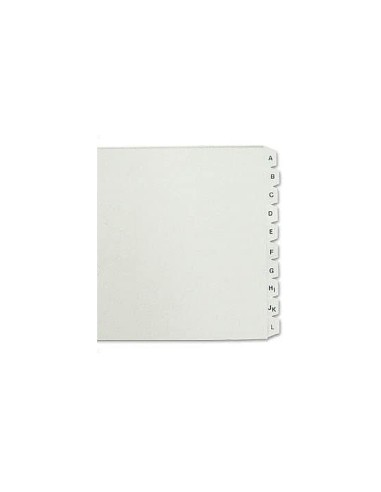 Separador alfabetico multifin 3003 plastico cuarto apaisado