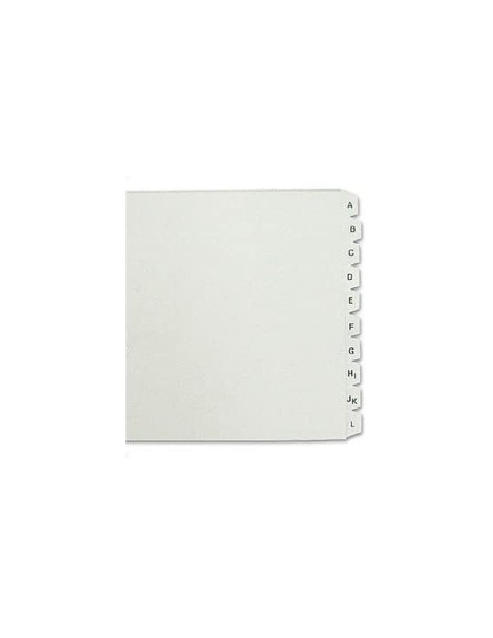 Separador alfabetico multifin 3003 plastico cuarto apaisado