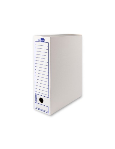 Caja archivo definitivo liderpapel ecouse carton 100 reciclado folio prolongado 388x275x116mm 325g m2