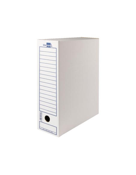 Caja archivo definitivo liderpapel ecouse carton 100 reciclado 104 folio 365x251x100mm 325g m2 Caja archivo definitivo liderpapel ecouse carton 100 reciclado 104 folio 365x251x100mm 325g m2