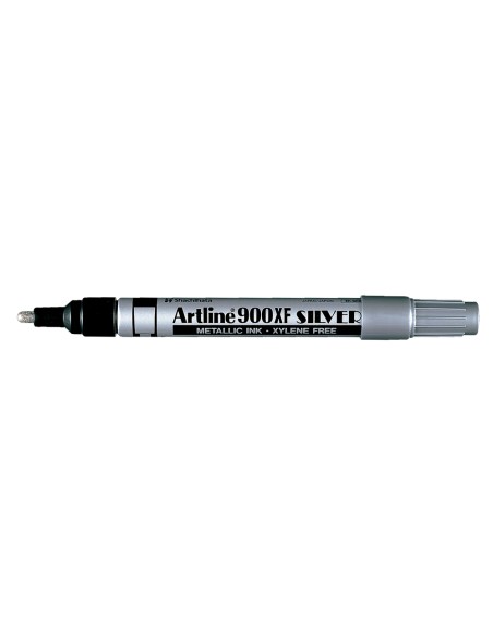 Rotulador artline marcador permanente tinta metalica ek 900 plata punta redonda 23 mm