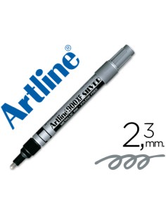 Rotulador artline marcador permanente tinta metalica ek 900 plata punta redonda 23 mm
