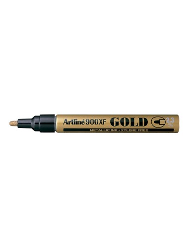 Rotulador artline marcador permanente tinta metalica ek 900 oro punta redonda 23 mm