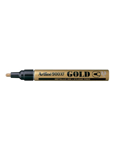 Rotulador artline marcador permanente tinta metalica ek 900 oro punta redonda 23 mm