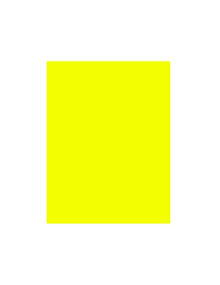 Cartulina fluorescente amarilla 50x65 cm 230 gr