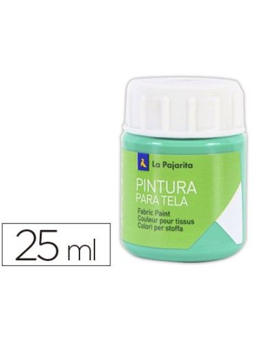 Pintura para tela la pajarita verde esmeralda 25 ml