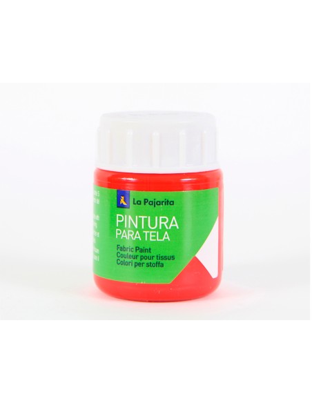 Pintura para tela la pajarita escarlata 25 ml