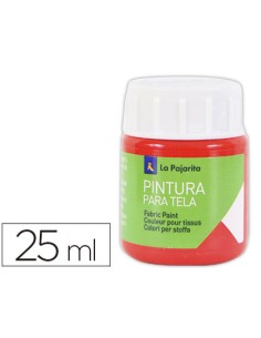 Pintura para tela la pajarita escarlata 25 ml