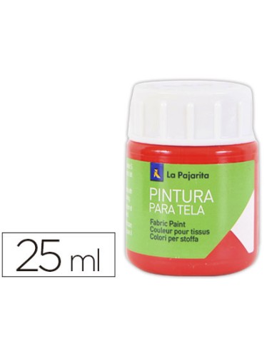 Pintura para tela la pajarita escarlata 25 ml