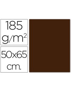 Cartulina guarro marron chocolate 50x65 cm 185 gr