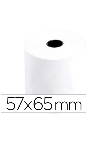 Rollo sumadora q connect electro 57 mm ancho x 65 mm diametro sin bisfenol a