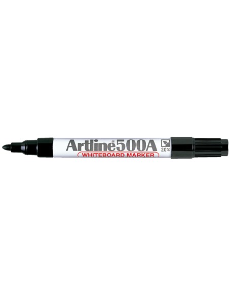 Rotulador artline pizarra ek 500 negro punta redonda 2 mm recargable