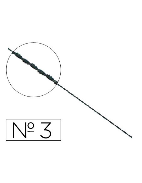 Pelos de segueta espiral nº3 caja de 144 unidades