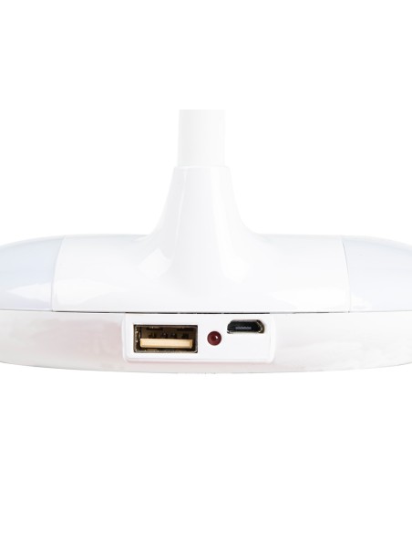 Lampara infantil liderpapel sobremesa recargable abs 16 led 37w sensor 3 niveles color blanco Lampara infantil liderpapel sobremesa recargable abs 16 led 37w sensor 3 niveles color blanco